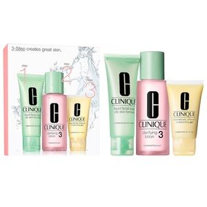 CLINIQUE 3-Step Introductory Kit For Oilier Skins
